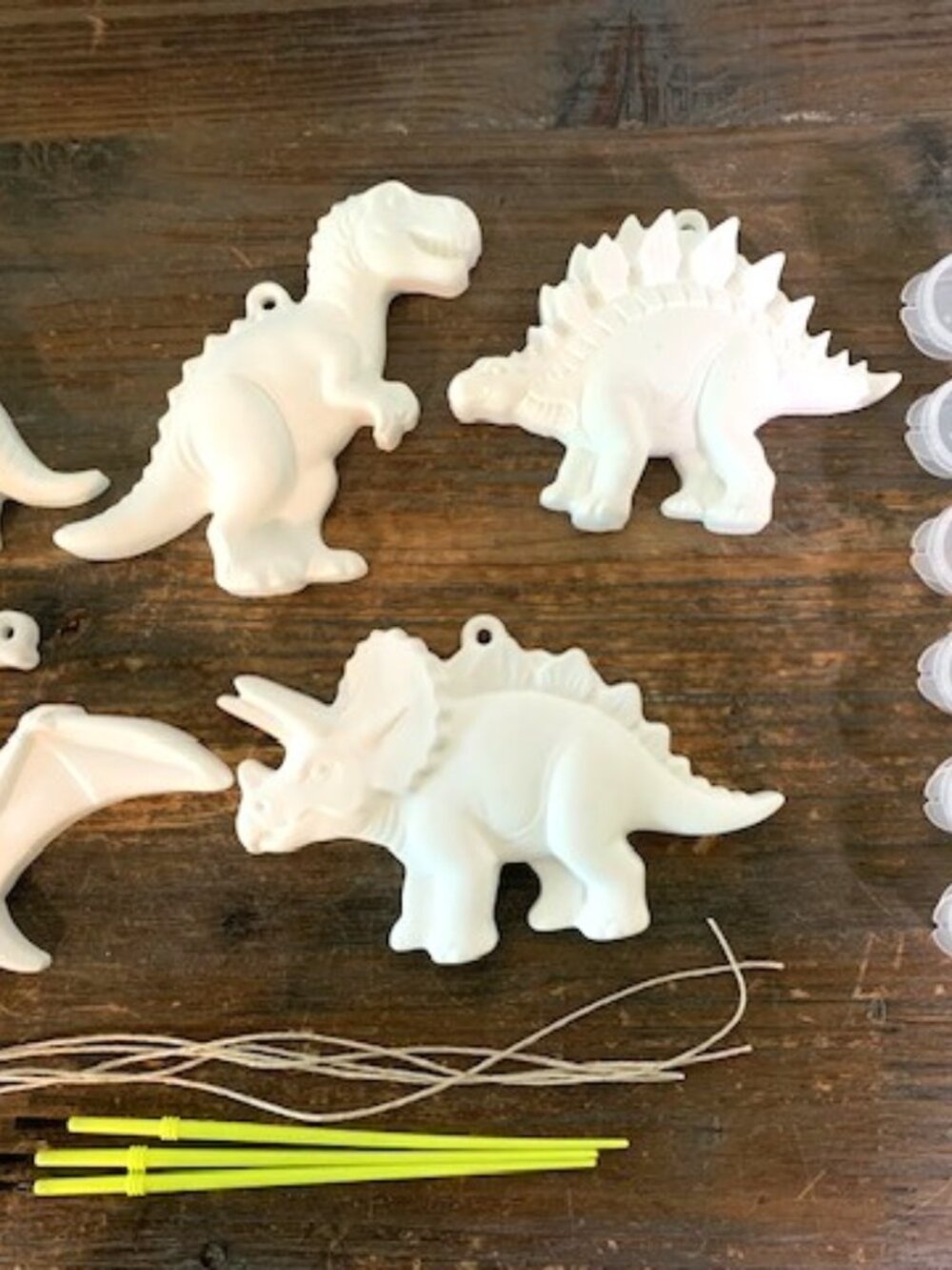 Handmade Paint Your Own Dino Set-Set #1